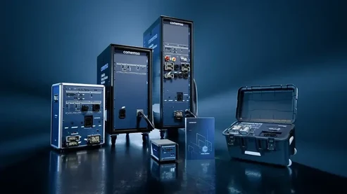EVCA Platform with comframe, EVCA ComOnly, EVCA Interop, EVCA Multi Mobile, EVCA Flex and IEC 61851-23 test rack