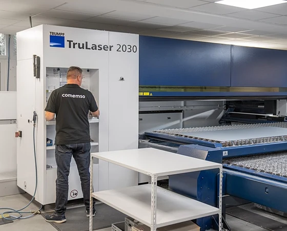 Own laser cutting: discuss mechanical changes directly with manufacturing.
