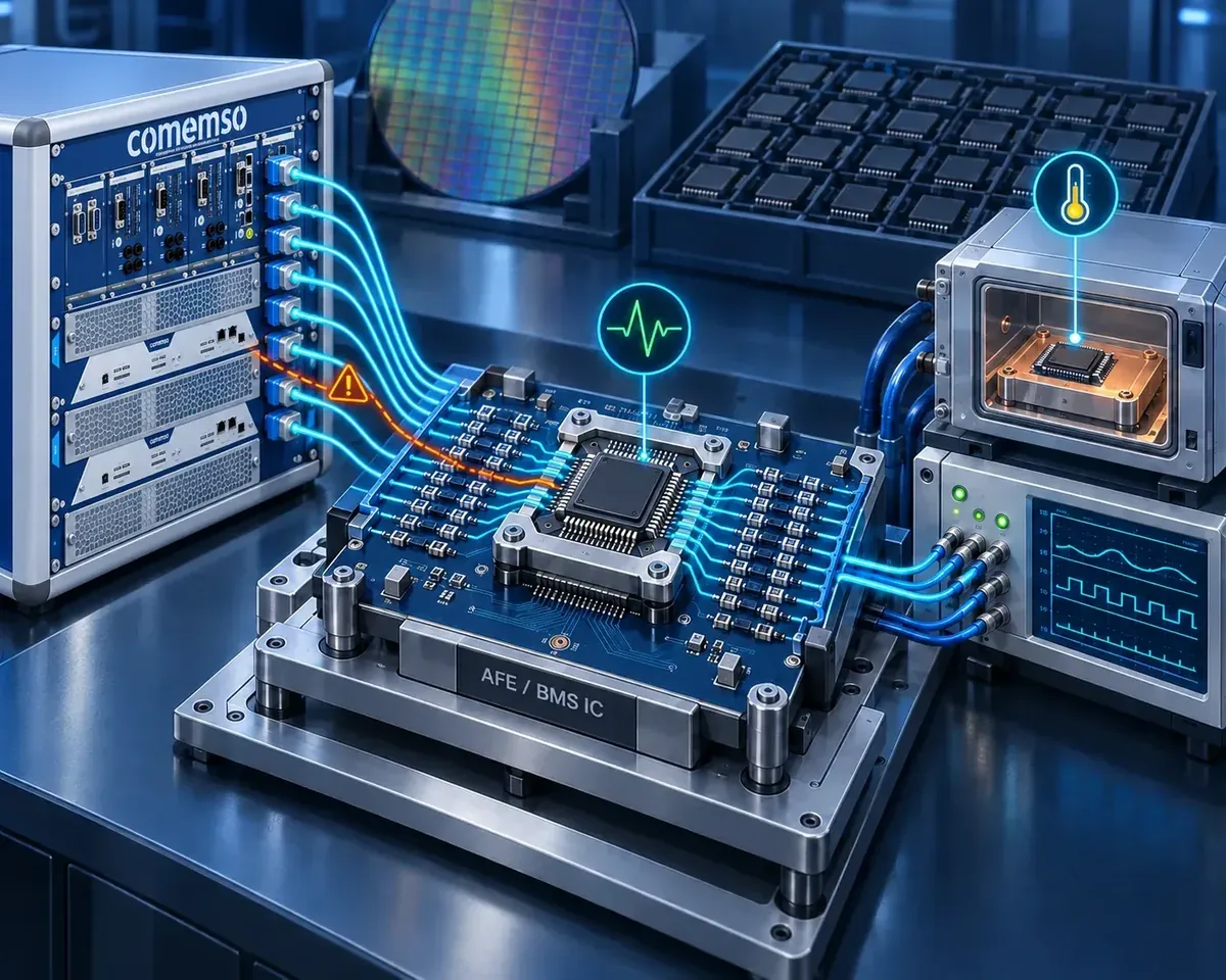 Halbleiterentwicklung für die Batterieüberwachung