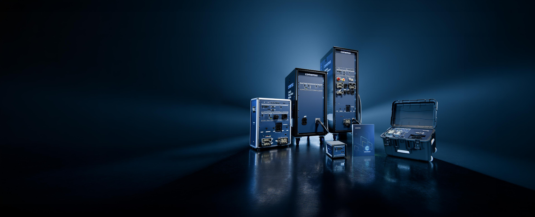 EVCA product family with communication, mobile and laboratory test systems