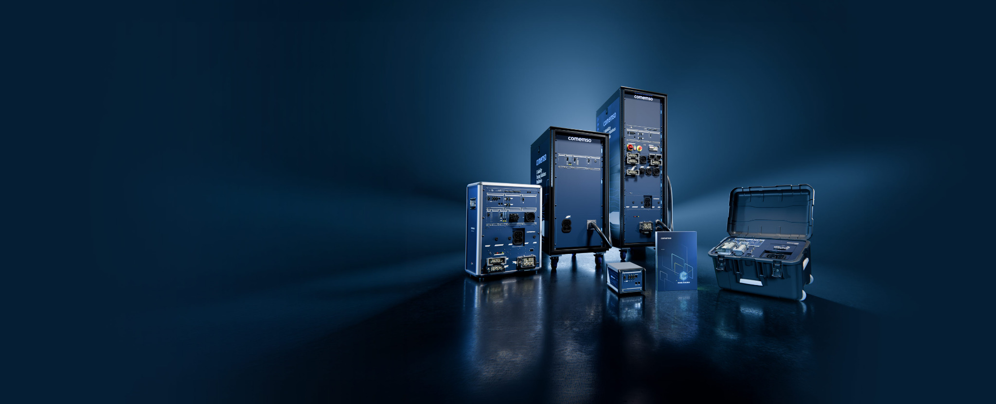 EVCA product family with communication, mobile and laboratory test systems